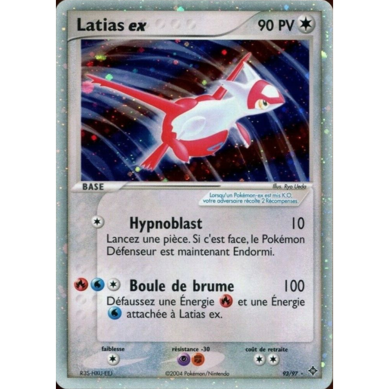 Carte Pokémon Latias ex 93/97 Ultra Rare Dragon