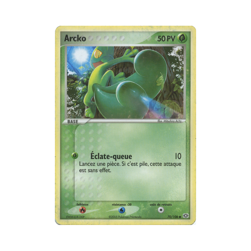 Carte Pokémon Arcko 70/106 Commune Émeraude