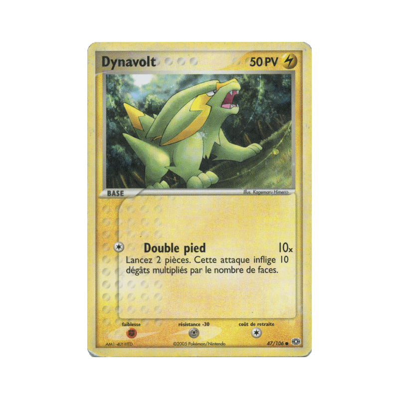 Carte Pokémon Dynavolt 47/106 Commune Émeraude