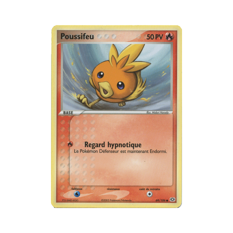Carte Pokémon Poussifeu 69/106 Commune Émeraude