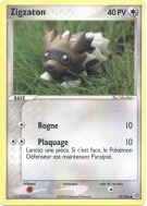 Carte Pokémon Zigzaton 74/106 Commune Émeraude