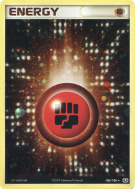 Carte Pokémon Énergie Combat 106/106 Holographique Émeraude