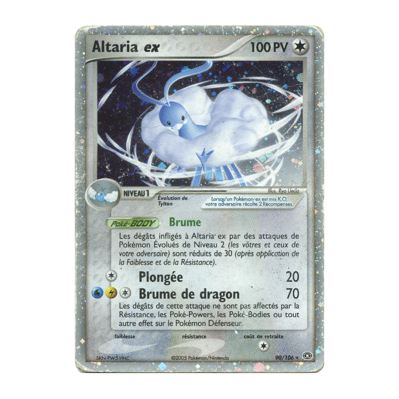 Carte Pokémon Altaria ex 90/106 Ultra Rare Émeraude