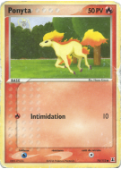 Carte Pokémon Ponyta 78/113 Commune Espèces Delta
