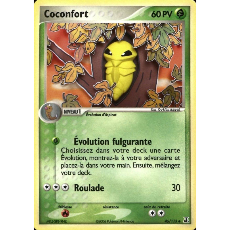 Carte Pokémon Coconfort 46/113 Peu commune Espèces Delta