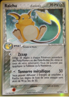 Carte Pokémon Raichu δ 15/110 Holographique Fantômes Holon