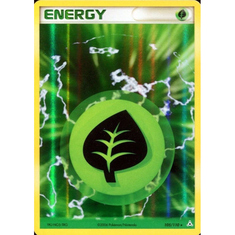 Carte Pokémon Énergie Plante 105/110 Holographique Fantômes Holon