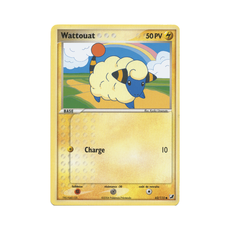 Carte Pokémon Wattouat 62/115 Commune Forces Cachées