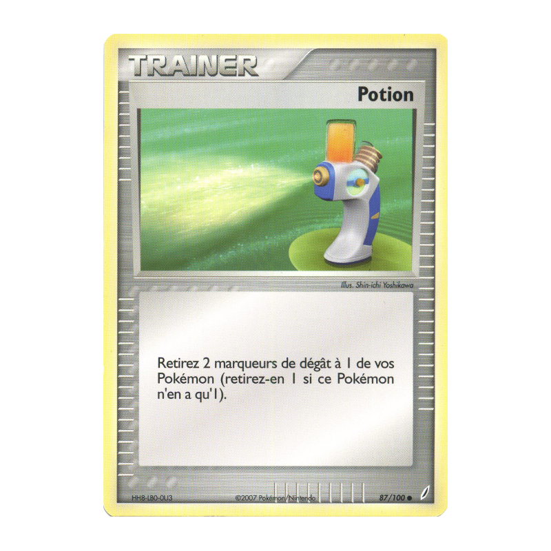 Carte Pokémon Potion 87/100 Commune Gardiens de Cristal