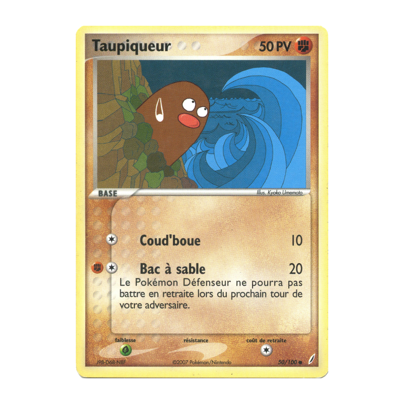 Carte Pokémon Taupiqueur 50/100 Commune Gardiens de Cristal