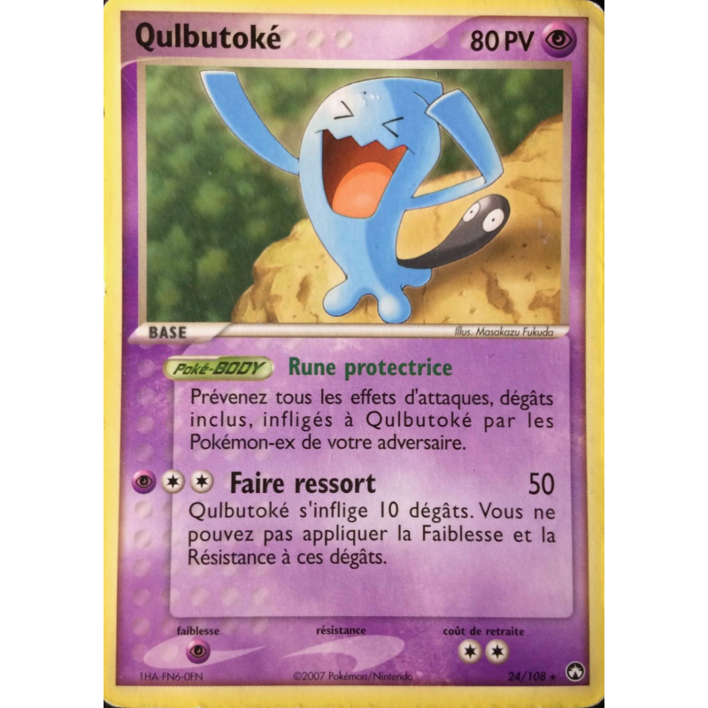 Carte Pokémon Qulbutoké 24/108 Rare Gardiens du Pouvoir