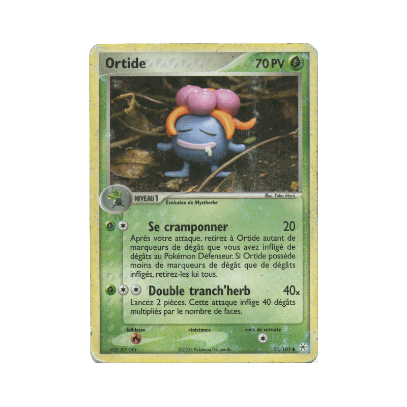 Carte Pokémon Ortide 35/101 Peu commune Légendes Oubliées