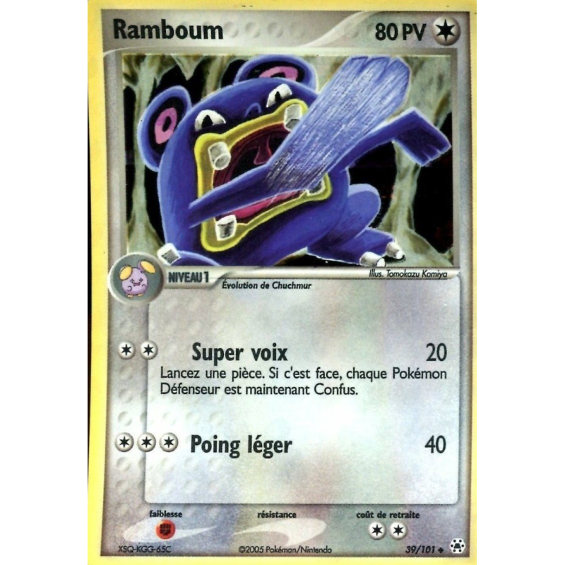 Carte Pokémon Ramboum 39/101 Peu commune Légendes Oubliées