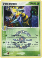 Carte Pokémon Dardargnan 1/112 Holographique Rouge Feu & Vert Feuille