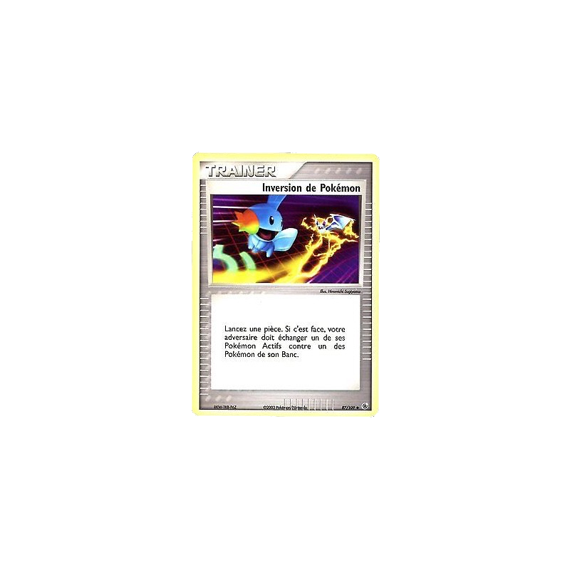Carte Pokémon Inversion de Pokémon 87/109 Peu commune Rubis & Saphir