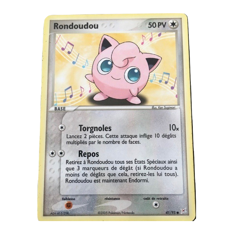 Carte Pokémon Rondoudou 41/95 Commune Team Magma VS Team Aqua