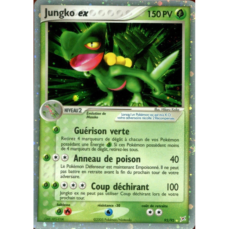 Carte Pokémon Jungko ex 93/95 Ultra Rare Team Magma VS Team Aqua