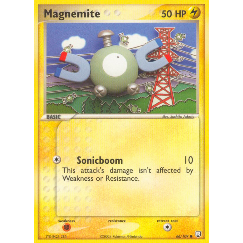 Carte Pokémon Magnemite 66/109 Commune Team Rocket Returns