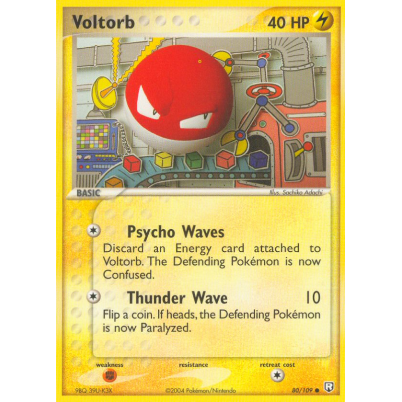 Carte Pokémon Voltorb 80/109 Commune Team Rocket Returns