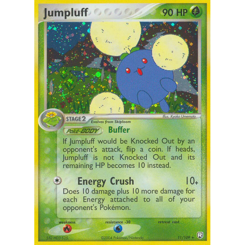 Carte Pokémon Jumpluff 11/109 Holographique Team Rocket Returns