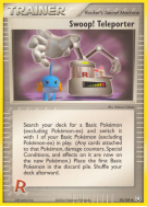 Carte Pokémon Swoop! Teleporter 92/109 Peu commune Team Rocket Returns