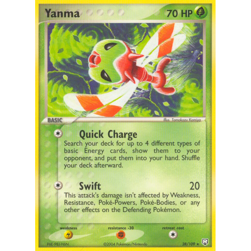 Carte Pokémon Yanma 28/109 Rare Team Rocket Returns