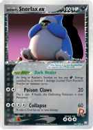 Carte Pokémon Rocket's Snorlax ex 104/109 Ultra Rare Team Rocket Returns