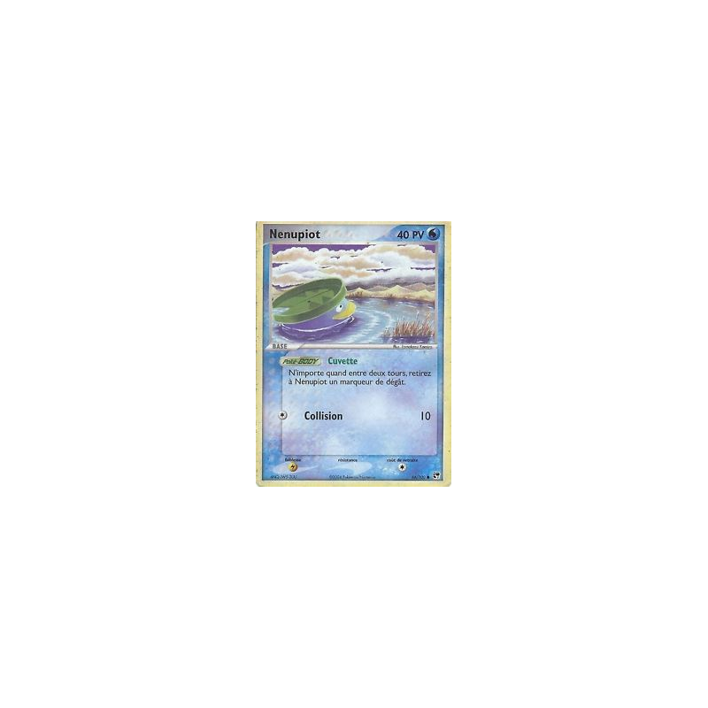Carte Pokémon Nenupiot 66/100 Commune Tempête de sable