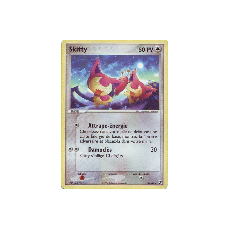 Carte Pokémon Skitty 79/100 Commune Tempête de sable