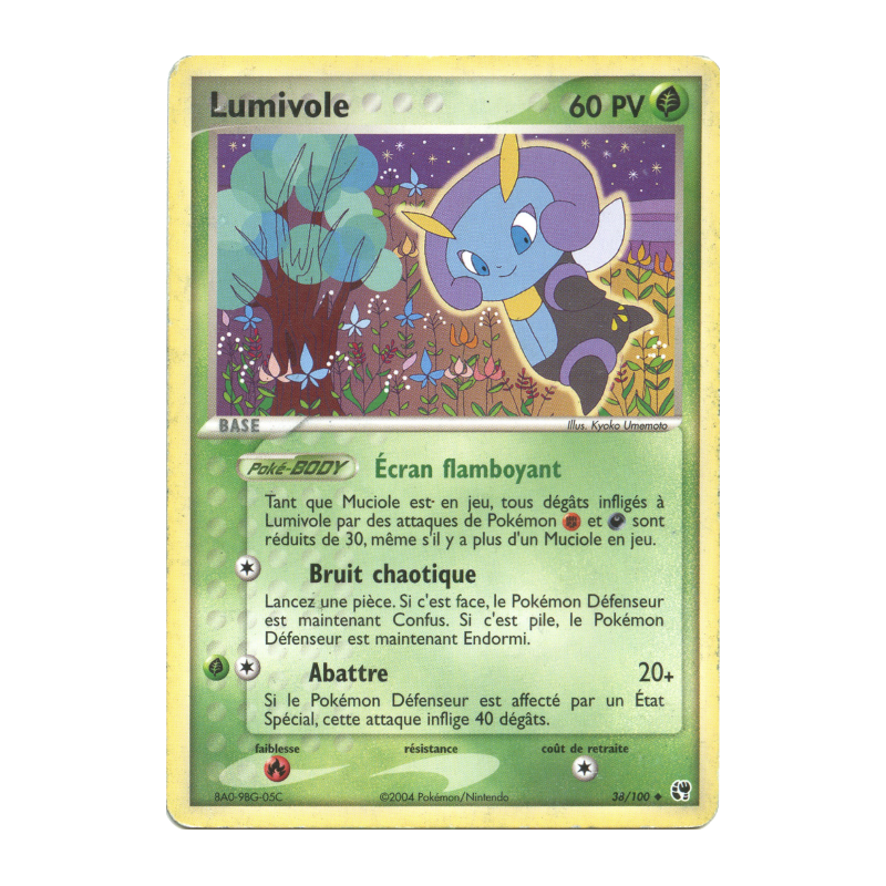 Carte Pokémon Lumivole 38/100 Peu commune Tempête de sable