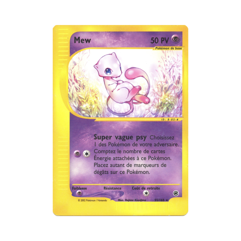 Carte Pokémon Mew 55/165 Rare Expedition