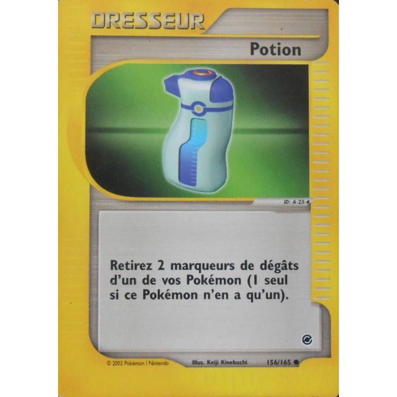 Carte Pokémon Potion 156/165 Commune Expedition