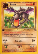 Carte Pokémon Ptera 16/62 Rare Fossile (JCC)
