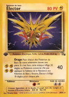 Carte Pokémon Élector 30/62 Rare Fossile (JCC)