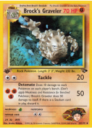 Carte Pokémon Brock's Graveler 34/132 Peu commune Gym Challenge