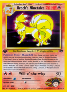 Carte Pokémon Brock's Ninetales 3/132 Holographique Gym Challenge