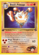 Carte Pokémon Brock's Primeape 35/132 Peu commune Gym Challenge