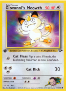Carte Pokémon Giovanni's Meowth 74/132 Commune Gym Challenge