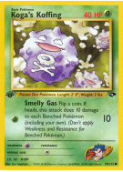 Carte Pokémon Koga's Koffing 79/132 Commune Gym Challenge