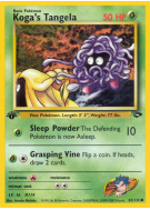 Carte Pokémon Koga's Tangela 81/132 Commune Gym Challenge
