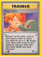 Carte Pokémon Misty's Tears 118/132 Peu commune Gym Challenge