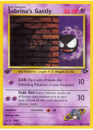 Carte Pokémon Sabrina's Gastly 96/132 Commune Gym Challenge