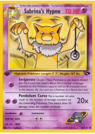 Carte Pokémon Sabrina's Hypno 56/132 Peu commune Gym Challenge