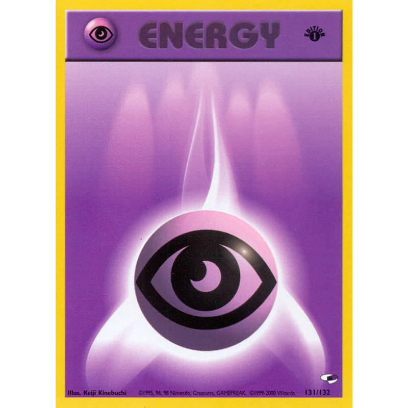 Carte Pokémon Psychic Energy 131/132 Aucune Gym Heroes