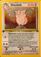Carte Pokémon Mélodelfe 1/64 Holographique Jungle (JCC)