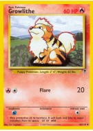 Carte Pokémon Growlithe 45/110 Peu commune Legendary Collection