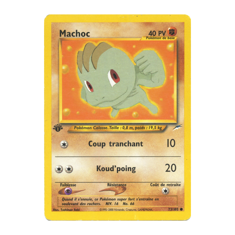 Carte Pokémon Machoc 73/105 Commune Neo Destiny