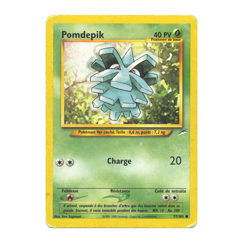 Carte Pokémon Pomdepik 77/105 Commune Neo Destiny