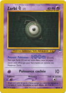 Carte Pokémon Zarbi Z 60/105 Peu commune Neo Destiny