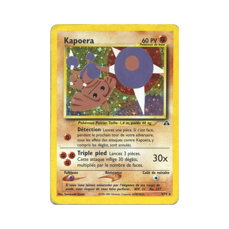 Carte Pokémon Kapoera 3/75 Holographique Neo Discovery